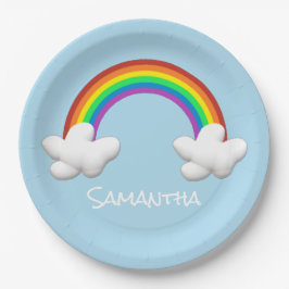 虹 ペーパープレート