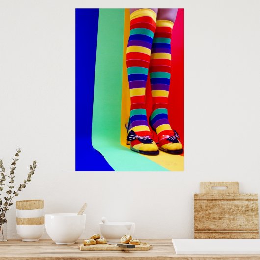 虹 ポスター (キッチン)