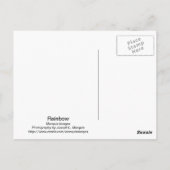 虹 ポストカード (裏面)