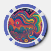 虹 ポーカーチップ (裏面)