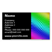 虹 マグネット名刺 (正面)