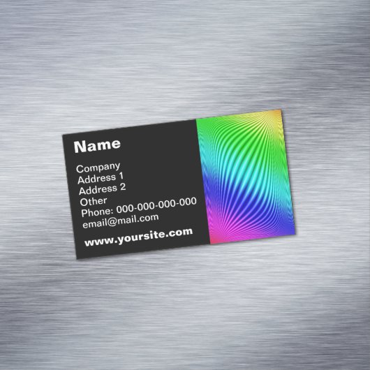 虹 マグネット名刺 (インサイチュ)