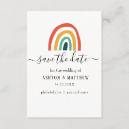 虹，ミニマル結婚，色 エンクロージャーカード