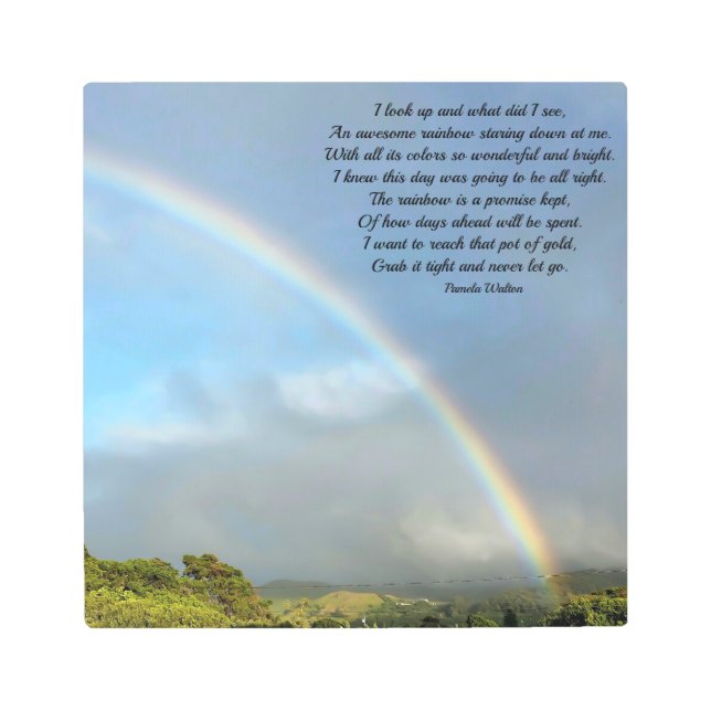 虹 メタルプリント (正面)