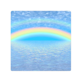 虹 メタルプリント