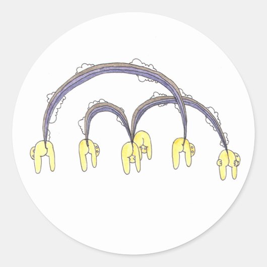 虹 ラウンドシール (正面)