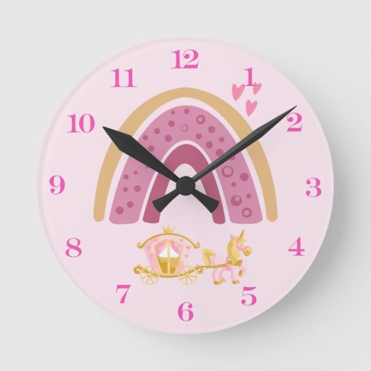 虹 ラウンド壁時計 (正面)