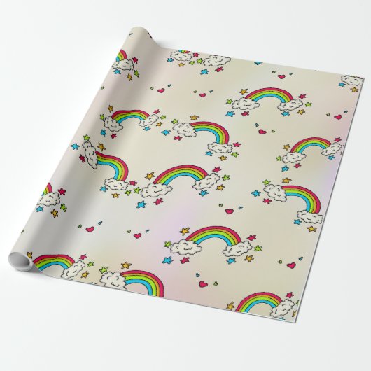 虹 ラッピングペーパー (アンロールド)