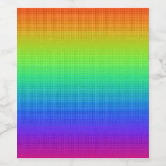 虹 ワインラベル (シングルラベル)