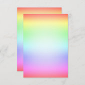 虹 出欠カード (正面/裏面)