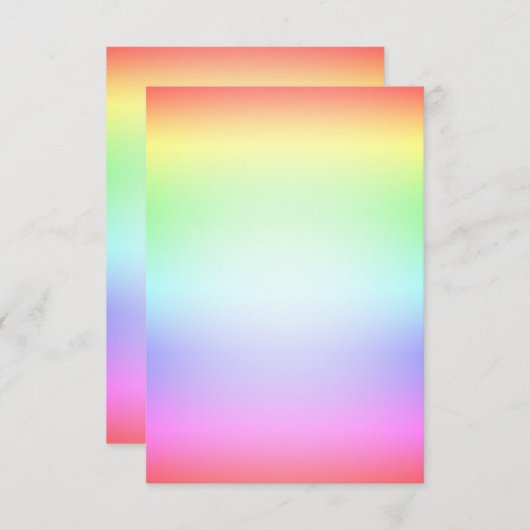 虹 出欠カード (正面/裏面)