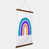 虹 吊り下げ型タペストリー (傾斜あり)