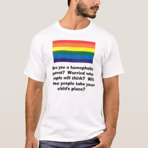 虹、同性愛を嫌悪する親ですか。 心配した… Tシャツ