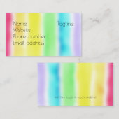 虹 名刺 (正面/裏面)