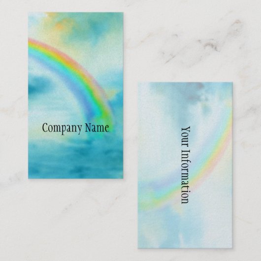 虹 名刺 (正面/裏面)