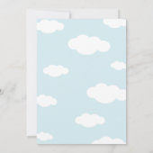 虹、太陽、雲キッドの誕生日パーティー 招待状 (裏面)