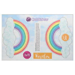 虹-容易なDIYのプロジェクト--を切って下さい及び縫って下さい ファブリック