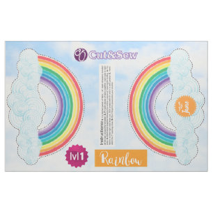 虹-容易なDIYのプロジェクト--を切って下さい及び縫って下さい ファブリック