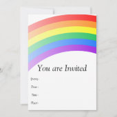 虹 招待状 (正面)