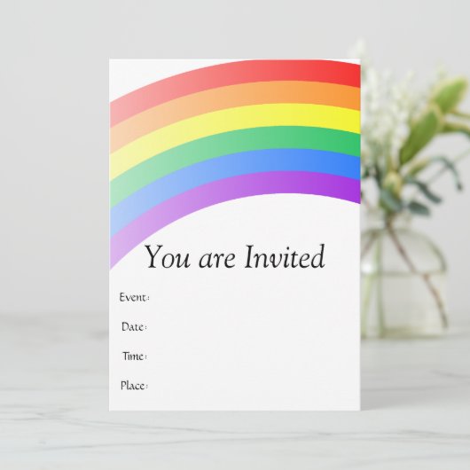 虹 招待状 (スタンド正面)