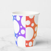 虹(水玉模様) 紙コップ (右)