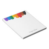 虹（縦） ノートパッド (アングル)