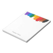 虹（縦） ノートパッド (回転)