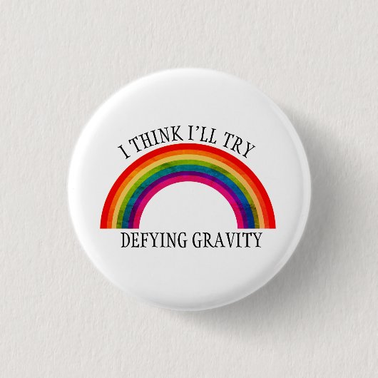 虹 缶バッジ (正面)