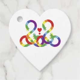 虹、色付き手 フェイバータグ