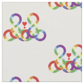 虹，色手，布地 ファブリック (クローズアップ)