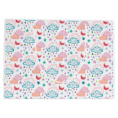 虹、雲、星の抱き枕 ラージペーパーバッグ (裏面)