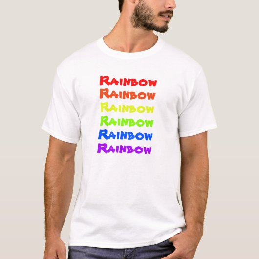虹 Tシャツ (正面)