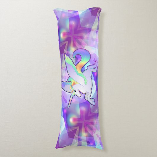 虹Alicorn ボディピロー (正面縦)