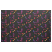 虹ASL I愛パターン(の模様が)あるな生地 ファブリック (ファットクウォーター)