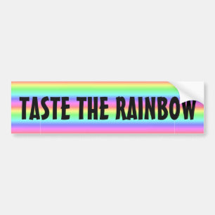 虹LGBTのバンパーステッカーを味わって下さい バンパーステッカー