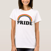 虹LGBTのプライドのTシャツ Tシャツ (正面)