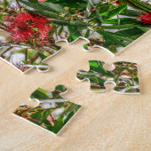 虹LORIKEET田園クイーンズランドオーストラリア ジグソーパズル (側面)