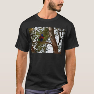 虹LORIKEET田園クイーンズランドオーストラリア Tシャツ