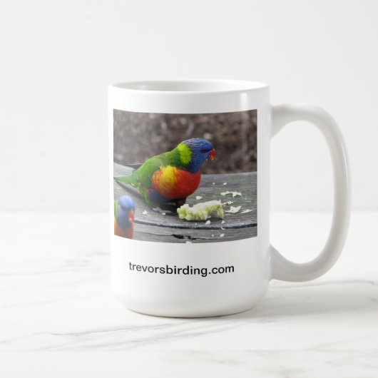 虹Lorikeet コーヒーマグカップ (右)