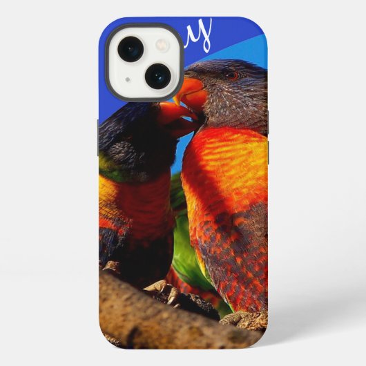 虹Lorikeet IPhone 8/7の場合 iPhoneケース (裏面)