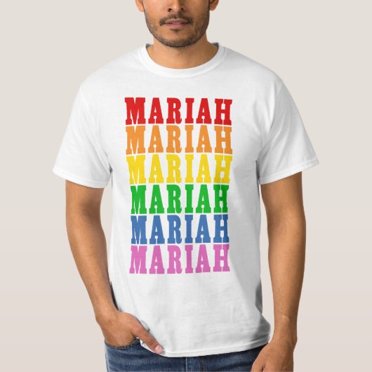 虹Mariah Tシャツ (正面)