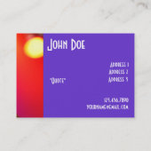 虹Mic [ぽっちゃりした] 名刺 (裏面)