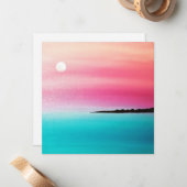 虹scapeのメッセージカード ノートカード (正面/裏面インサイチュ)