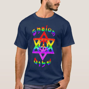 虹Shalom Tシャツ