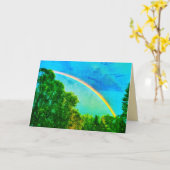 虹VERDEの挨拶状 カード (黄色い花)