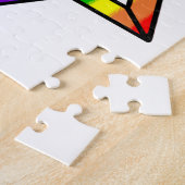 虹Zazzle.png重複のダビデの星 ジグソーパズル (側面)