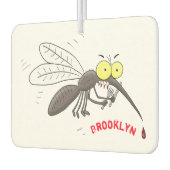 蚊おもしろい虫漫画イラストレーション カーエアーフレッシュナー (左)