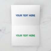 蚊おもしろい虫漫画イラストレーション カード (内部)