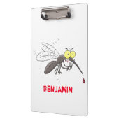 蚊おもしろい虫漫画イラストレーション クリップボード (左)