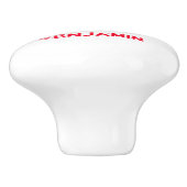 蚊おもしろい虫漫画イラストレーション セラミックノブ (側面)